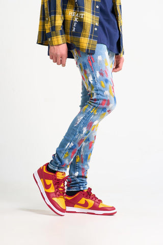 PHEELINGS "LIVE,LEARN,LOVE" DENIM (LT.WASH)