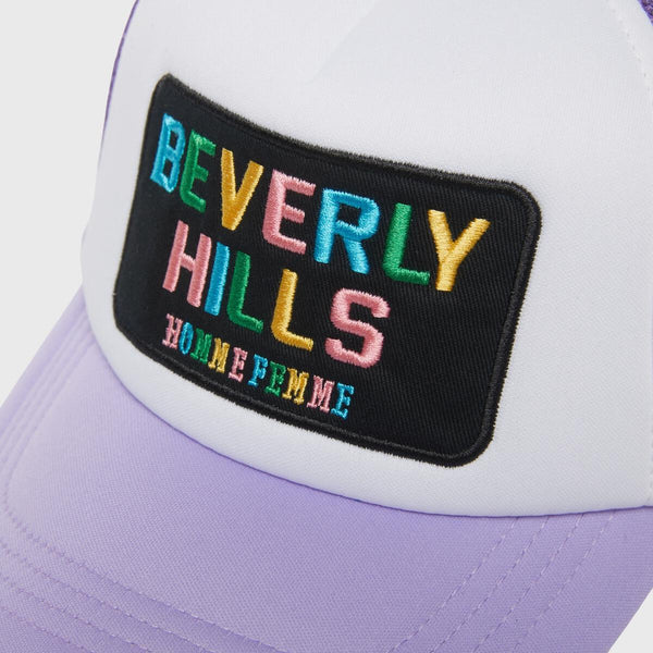 HOMME FEMME Beverly Hills Trucker Hat Periwinkle (LIGHT PURPLE)