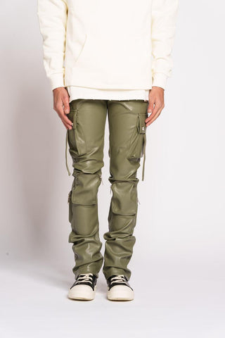 PHEELINGS NEVER LOOK BACK LEATHER CARGO STACK (OLIVE)