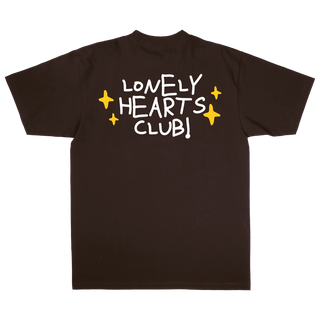 Lonely Hearts Life Is A Dream Garment-dye T-Shirt (Garment-dye Brown)