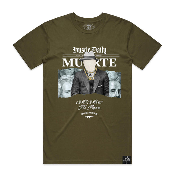 Hustle Daily Paper Faceless Shirt (ARMY)