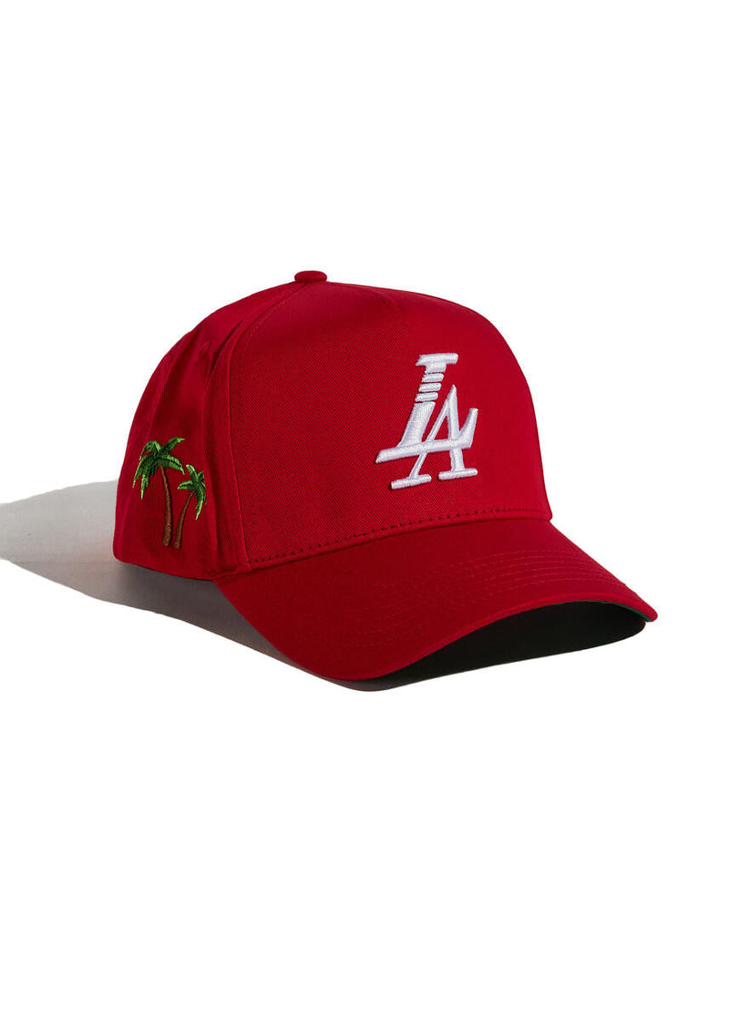 Reference PARADISE LA TRUCKER Hat (RED)