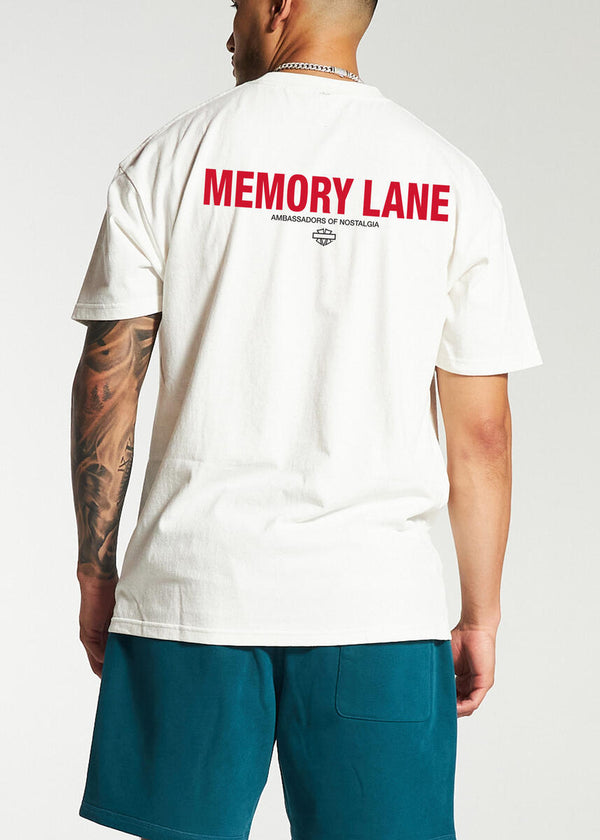 MEMORY LANE Street Sign Tee (White)