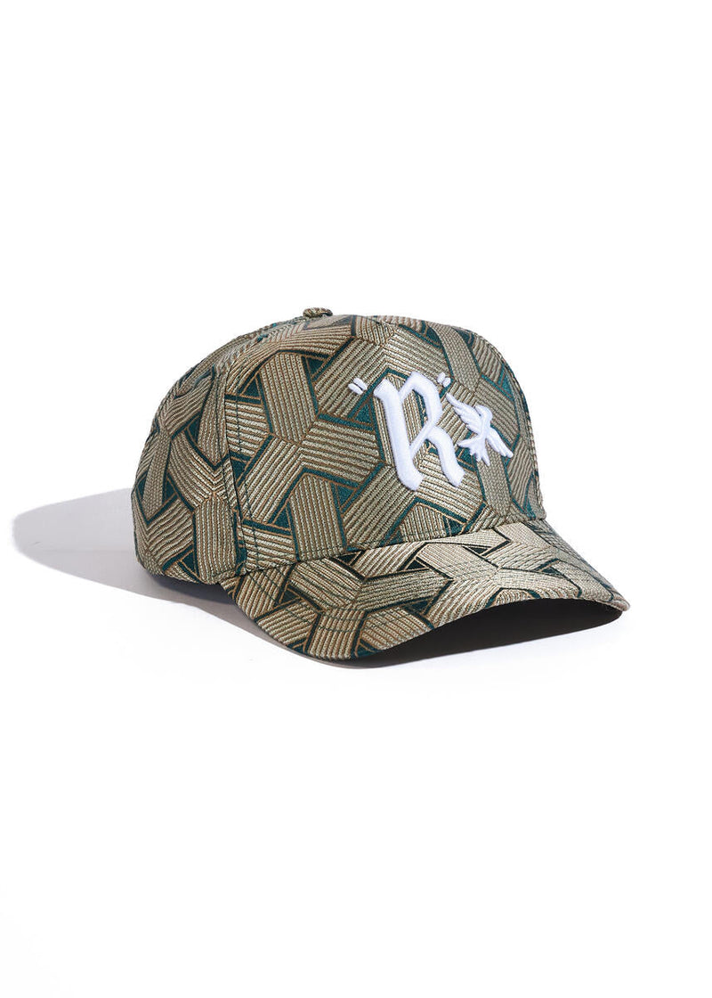 Reference LUXE Hat (GREEN GEOMETRIC)