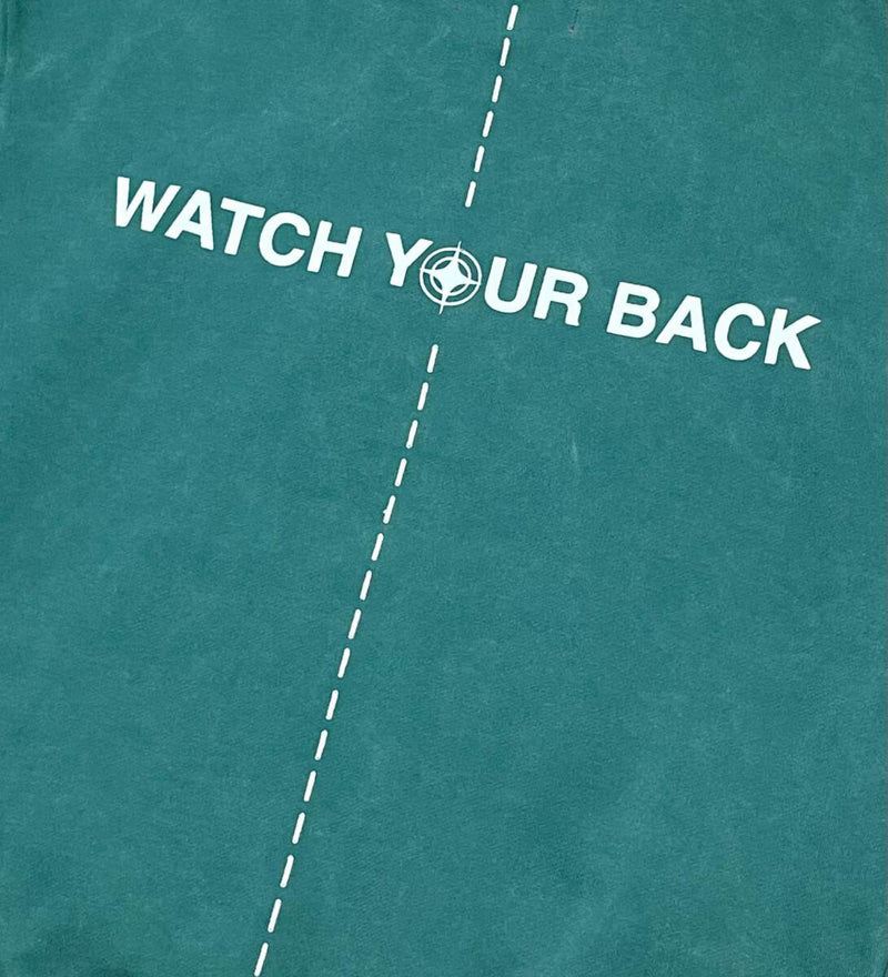 Wrathboy WATCH YOUR BACK HOODIE (DEEP GRASS)