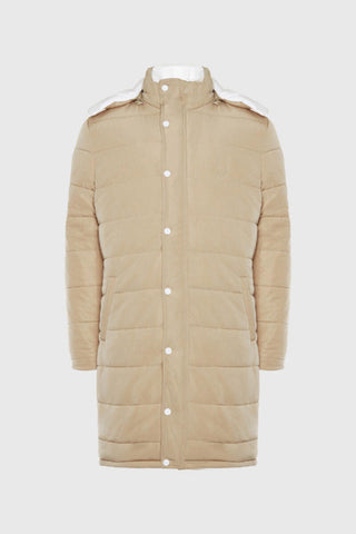 THC Dawn of an Era Reversible Puffer Coat (Cream/White)