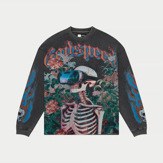 GODSPEED Vision Flowers LS Thermal (Grey Washed)