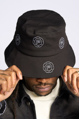 PHEELINGS SEWN TOGETHER BUCKET HAT (JET BLACK)