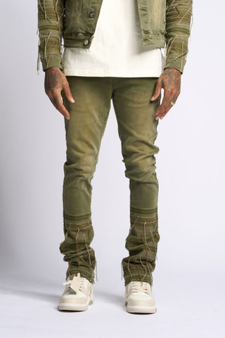 PHEELINGS PHREE SPIRIT STACK DENIM (OLIVE)
