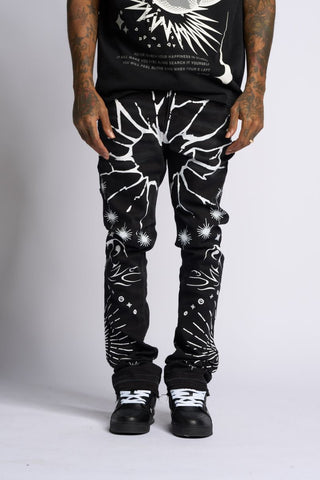 PHEELINGS SACRED STACK JEANS (Black)