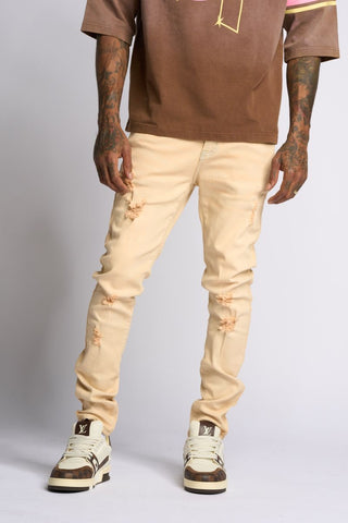 PHEELINGS AMBITION SKINNY DENIM (Light Blue Cream)
