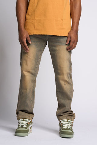 PHEELINGS TIMELINE STRAIGHT FIT DENIM (MEDIUM BLUE SAND)