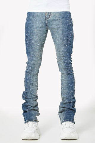GUAPI Acid Blue Starry Sky Denim (Acid Blue)