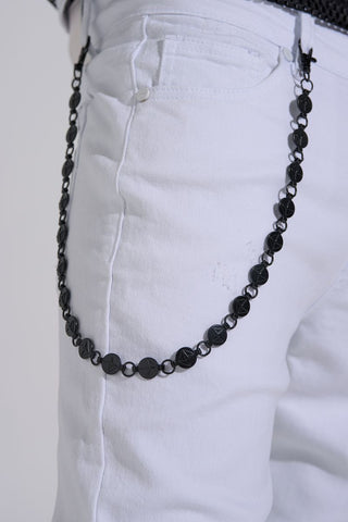 PHEELINGS "DESTINED TO BE" WALLET CHAIN (GUN BLACK)