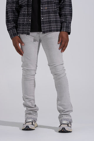 PHEELINGS "MORNING FOG" STACK DENIM (LIGHT GREY)