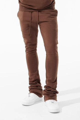 Jordan Craig Uptown Stacked Sweatpants (Chocolate)