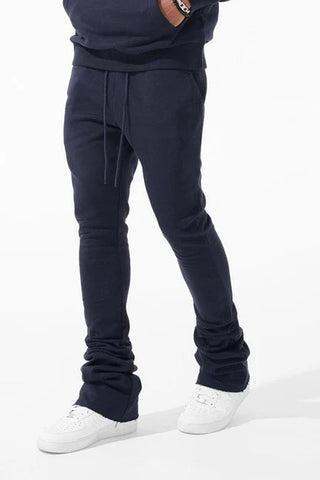 Jordan Craig Uptown Stacked Sweatpants (Navy)