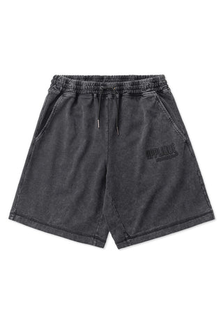 Alpha Style Drake Snow Wash Shorts (BLK)