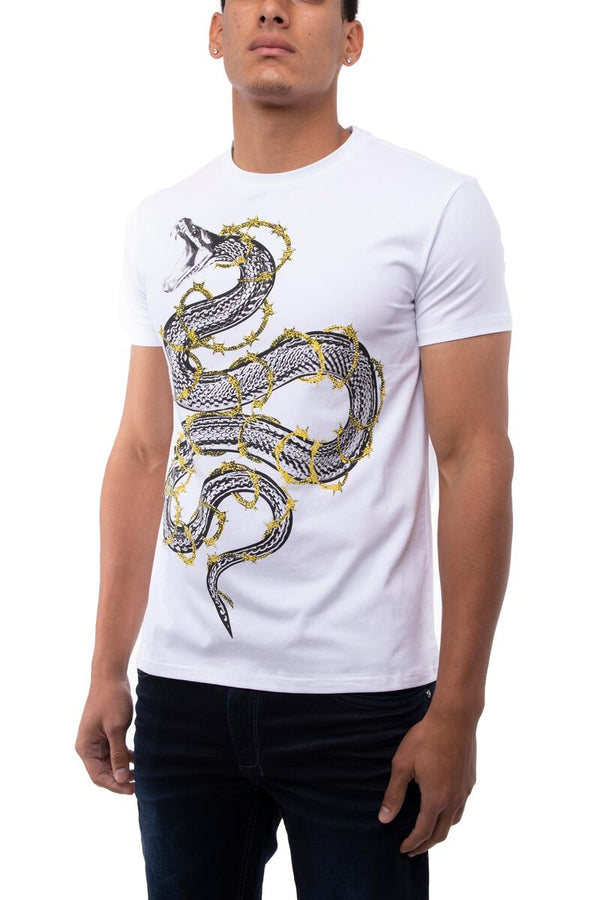 XRAY Cobra Rhinestone Shirt (White)