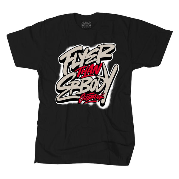 Outrnk Flyer Than Erbody Tee (Black)