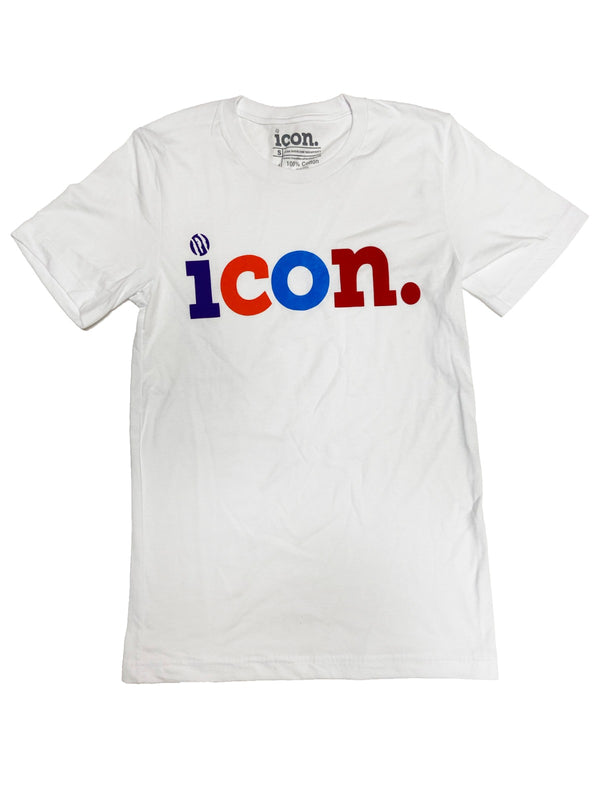 Icon Logo Tee Shirt (White/Multi)