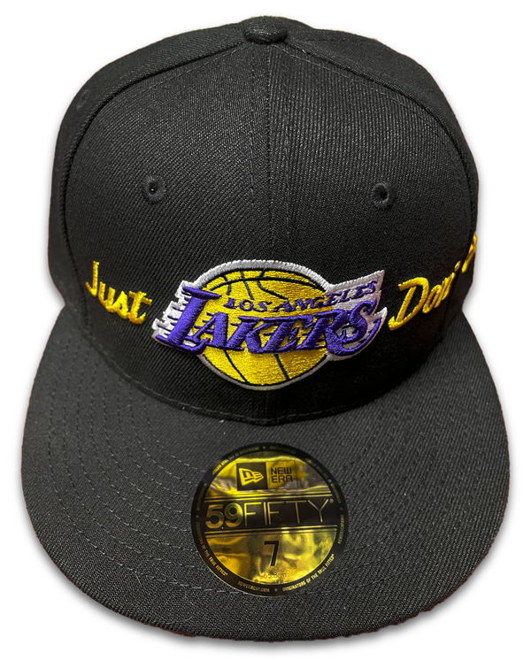 New Era Just Don LOS ANGELES LAKERS 59FIFTY FITTED (Black)