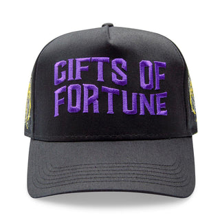 Gifts of Fortune Black Widow Trucker (Black / Purple)