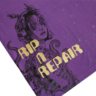 Rip n Repair NATURAL SELECTION (Glitter) Tee (PURPLE)