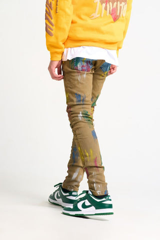 PHEELINGS "WAKE YOUR DREAMS" DENIM (OLIVE WASH)