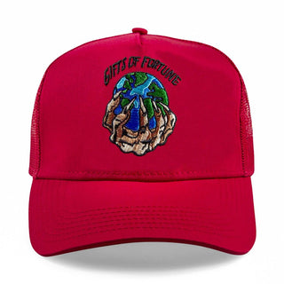 Gifts of Fortune The World is Yours Trucker (Red)