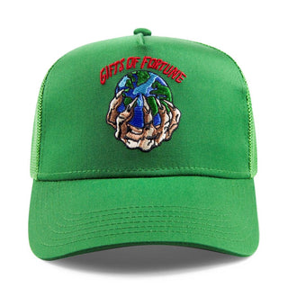 Gifts of Fortune The World is Yours Trucker (Green)