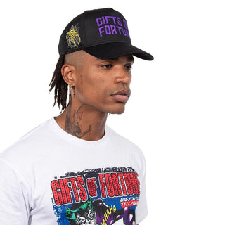 Gifts of Fortune Black Widow Trucker (Black / Purple)