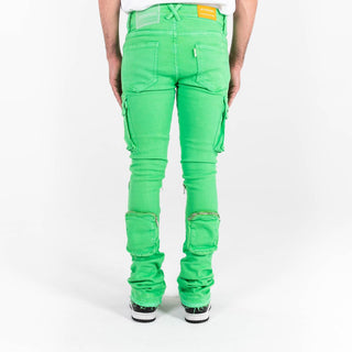 PHEELINGS NEVER LOOK BACK CARGO STACK DENIM (PARAKEET GREEN)