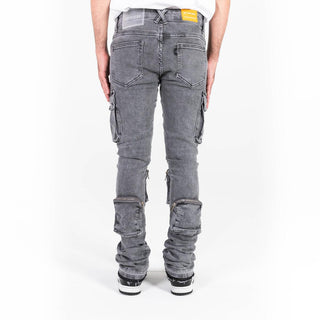 PHEELINGS NEVER LOOK BACK CARGO STACK DENIM (CHARCOAL GREY)