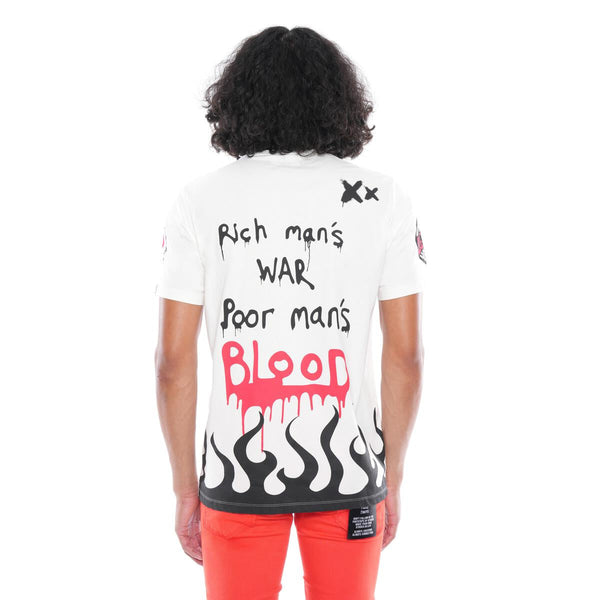Cult of Individuality RICH MANS WAR TEE (WHITE)