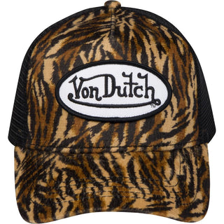 Von Dutch TIGER PRINT VELVET TRUCKER (TIGER PRINT)