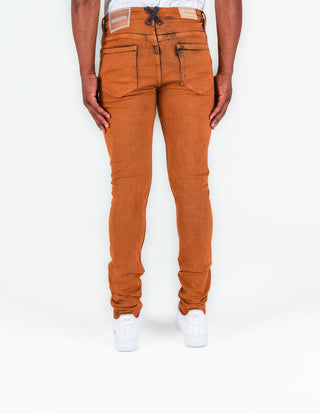 Pheelings TAKE THE CHANCE SKINNY DENIM (ORANGE BLUE SAND WASH)