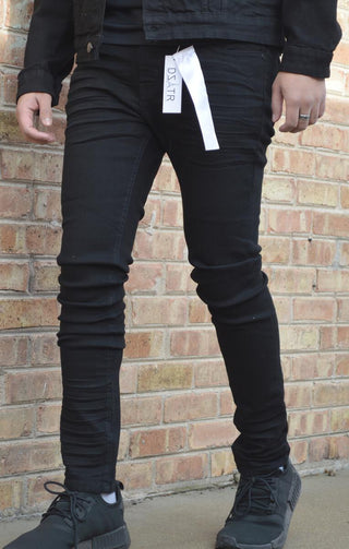 DZTR CLASSIC ULTRA SKINNY STRETCH DENIM - BLK