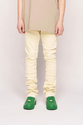 Pheelings AGAINST ALL ODDS FLARE STACK DENIM (CREAM/CREAM)