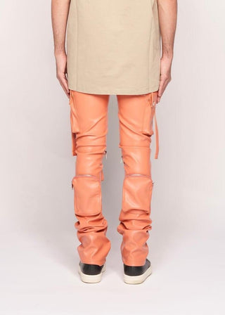 PHEELINGS NEVER LOOK BACK LEATHER CARGO STACK (ORANGE)