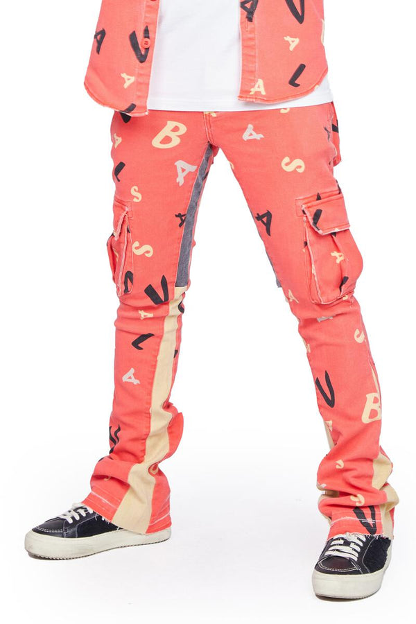 Valabasas PUZZLED DENIM STACKED (RED V CAMO)