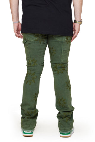 Valabasas ART DENIM STACKED (OLIVE WASHED)