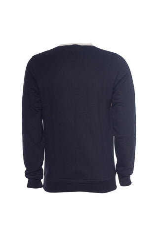 A TIZIANO TAYLOR| LS PRINTED FLEECE CREW (CAVIAR)