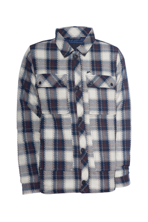 A TIZIANO DASH| YARN DYED WOVEN PLAID JACKET (DK NAVY)