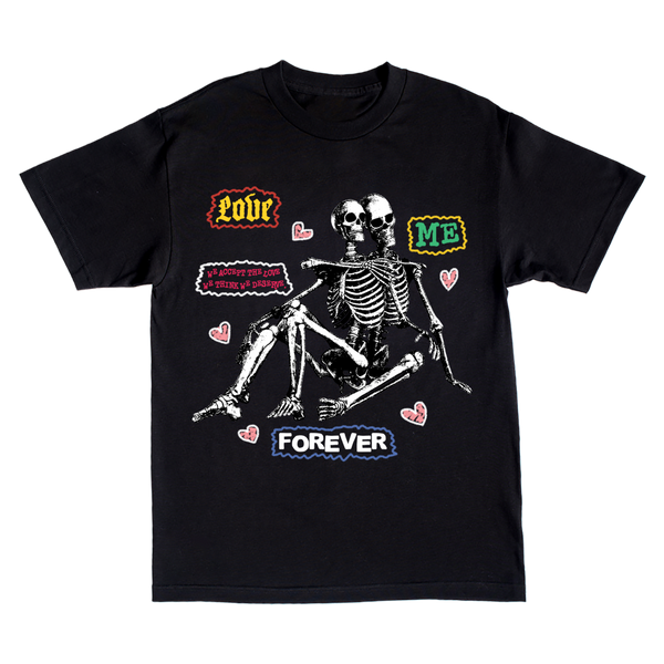 Lonely Hearts Love Me Forever T-Shirt (Black)