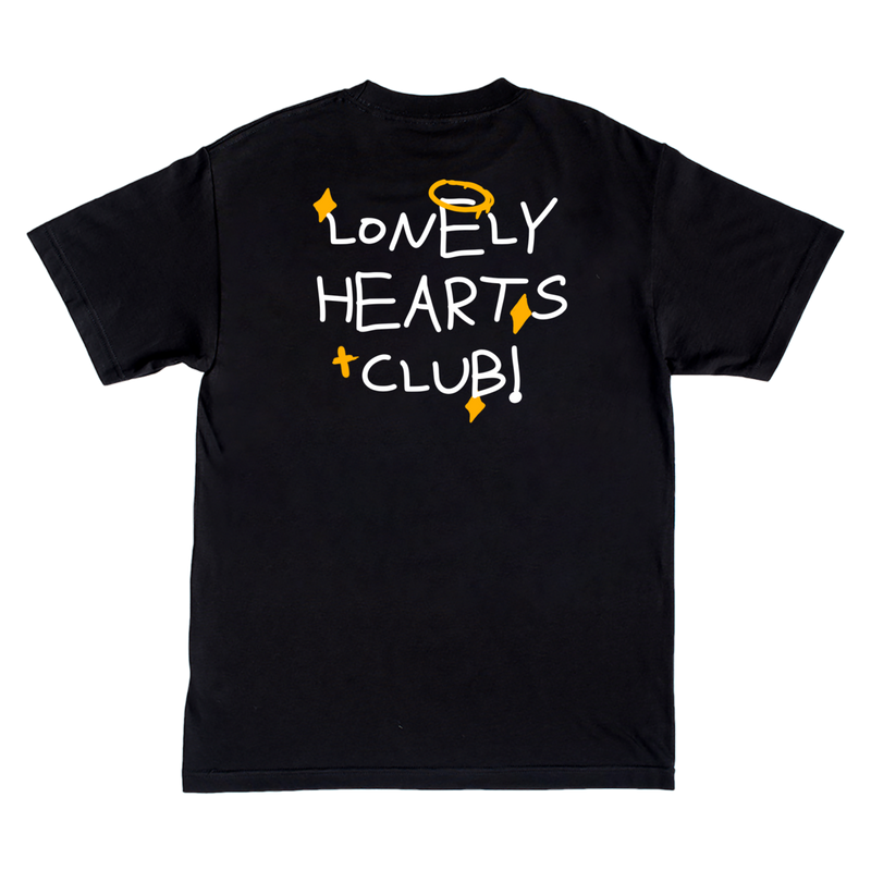Lonely Hearts Heaven Sent T-Shirt (Black)