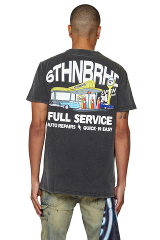 6th NBRHD FULL SERVICE TEE (VINTAGE BLACK)