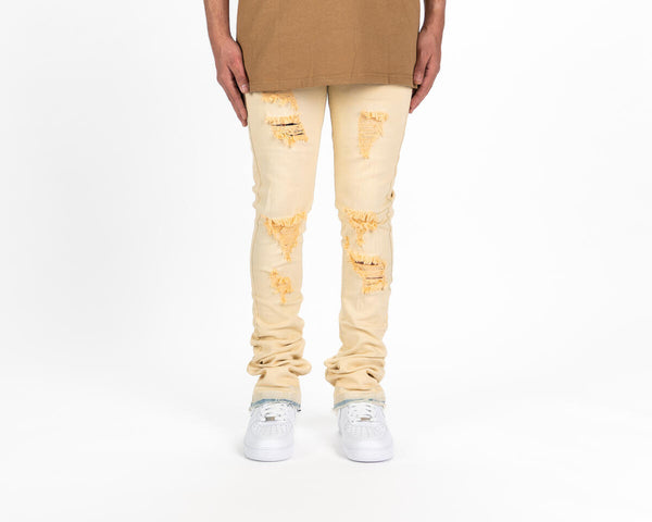 Pheelings GETTING THERE FLARE STACK DENIM (LIGHT SAND BLUE)