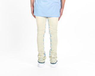 Pheelings AGAINST ALL ODDS FLARE STACK DENIM (LIGHT BLUE/SKY BLUE)