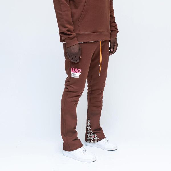 Almost Someday Capital Sweatpants Flare (brown)